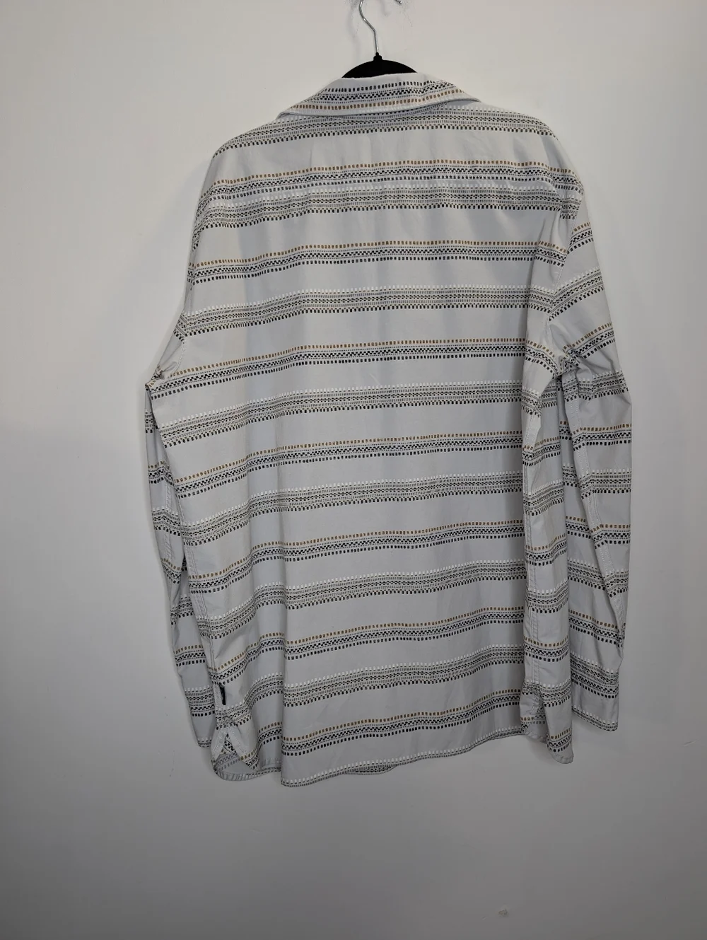 The North Face Button-Up Shirt XXL Tribal Stripe Outdoor Camp Shirt